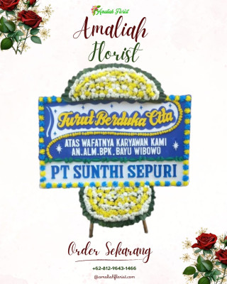 Papan Bunga Duka di Moyag Tampoan